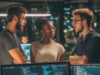 3 people in a difficult discussion